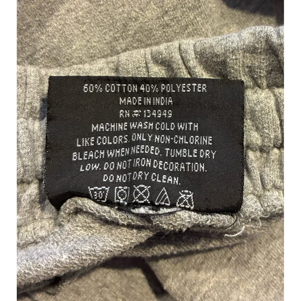 TRUE RELIGION LOUNGEWEAR SHORT MEN'S BLACK BUDDHA LOGO WITH POCKETS SIZE XL GREY